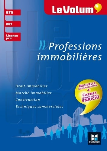 Livrenpoche : Le volum' BTS professions immobilières - Evelyne Cornu-gaidan - Livre