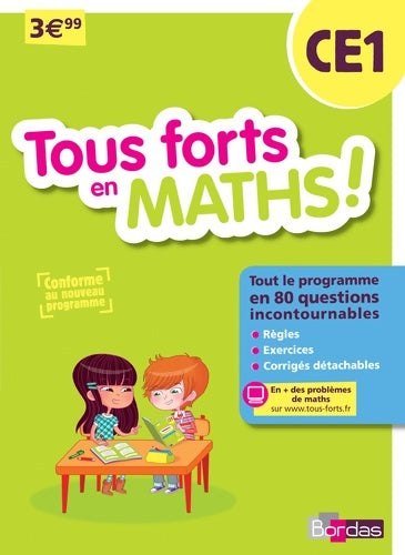 Livrenpoche : Tous forts en maths CE1 - Martine Lhuaire - Livre