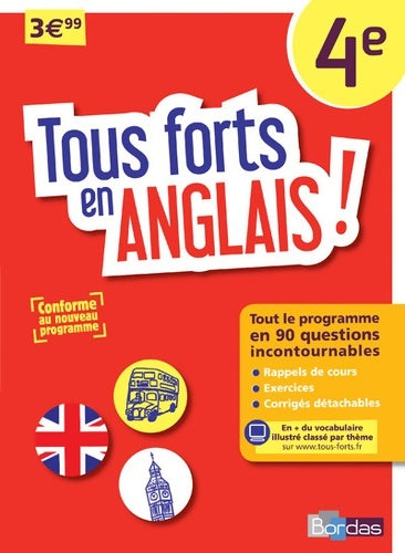 Livrenpoche : Tous forts en anglais 4e - Catherine Azoulay - Livre