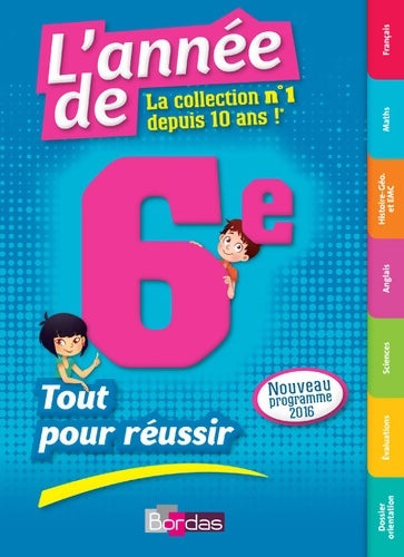 Livrenpoche : L'année de la 6e - Collectif - Livre