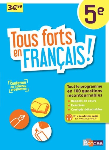 Livrenpoche : Tous forts en français 5e - Françoise Nicolas - Livre