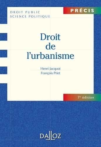 Livrenpoche : Droit de l'urbanisme - Henri Jacquot - Livre