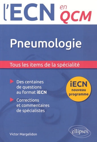 Livrenpoche : L'ecn en QCM pneumologie iecn nouveau programme - Victor Margelidon - Livre