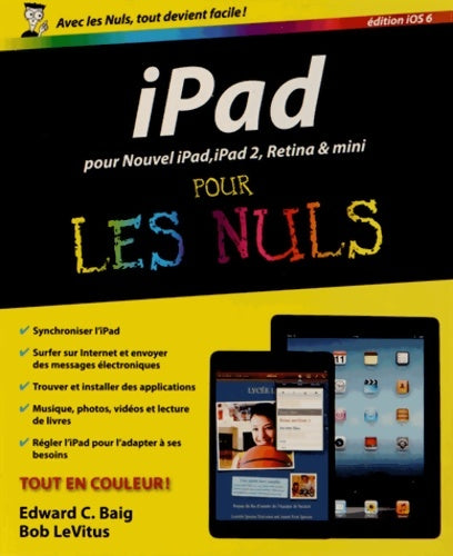 Livrenpoche : Ipad ed ios 6 pour les nuls - Edward C. Baig - Livre