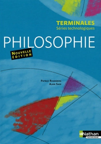Livrenpoche : Philosophie - terminales séries technologiques - Patrice Rosenberg - Livre