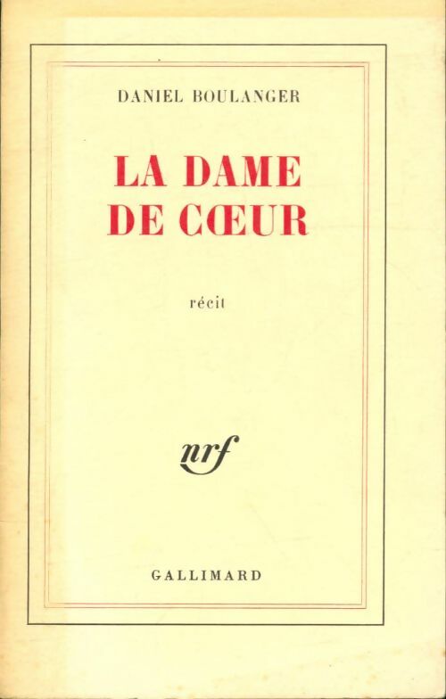 Livrenpoche : La dame de coeur - Daniel Boulanger - Livre