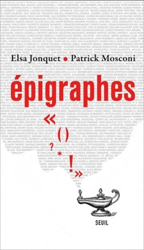 Livrenpoche : Epigraphes - Elsa Jonquet - Livre