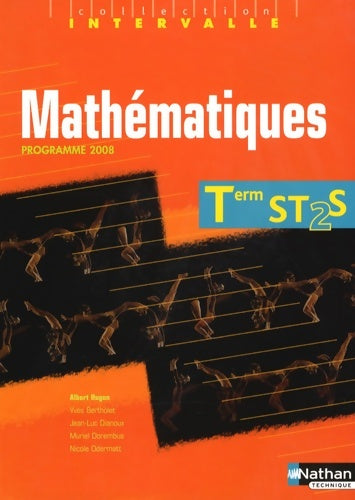 Livrenpoche : mathématiques term ST2S intervalle eleve 2008 - Albert Hugon - Livre
