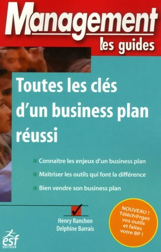 Livrenpoche : Toutes les clés d'un business plan réussi - Henry Ranchon - Livre