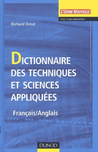 Livrenpoche : Dictionnaire des techniques et sciences appliquées (français - anglais) - Ernst - Livre