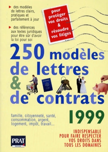 Livrenpoche : 250 modeles de lettres et de contrats. Edition 1999 - Patricia Gendrey - Livre