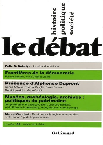 Livrenpoche : Le débat numéro 99 - Collectif - Livre