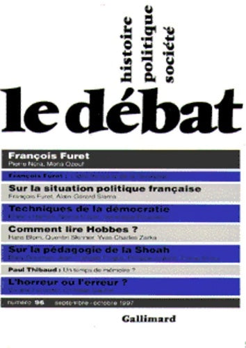 Livrenpoche : Le débat numéro 96 - Collectif - Livre