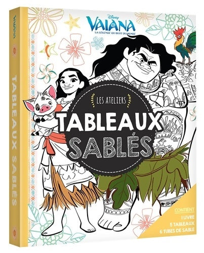 Livrenpoche : Vaiana. Tableaux sablés - Disney - Livre
