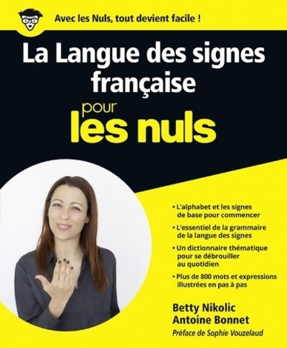 Livrenpoche : La langue des signes française pour les nuls grand format - Betty Nikolic - Livre