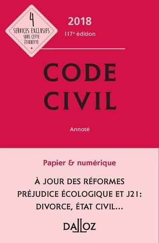 Livrenpoche : Code civil - Alice Tisserand-Martin - Livre