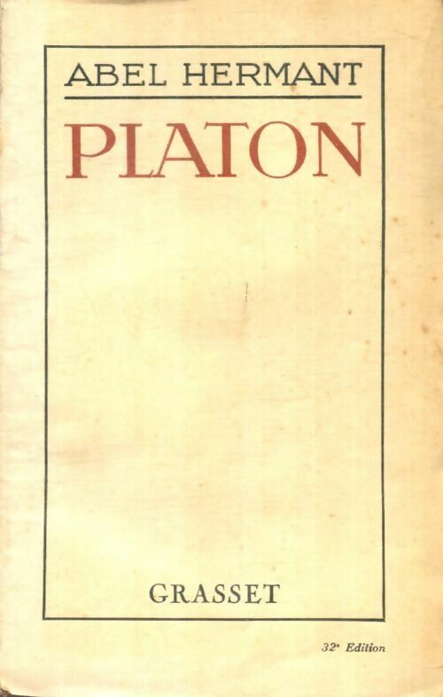 Livrenpoche : Platon - Abel Hermant - Livre
