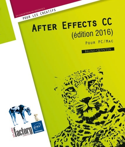 Livrenpoche : After effects cc (édition 2016) - pour pc/mac - Bruno Quintin - Livre