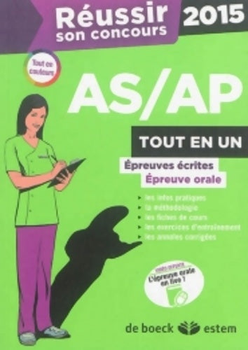Livrenpoche : Réusir son concours AS/AP 2015 - Frédérique Jaquet - Livre