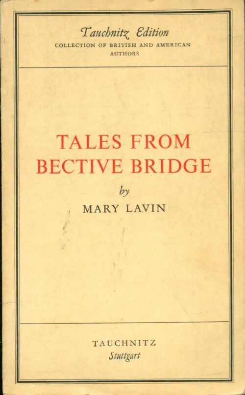 Livrenpoche : Tales from bective bridge - Mary Lavin - Livre