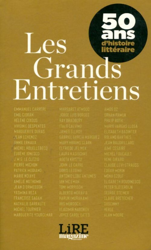 Livrenpoche : 50 ans d'histoire littéraire : Les grands entretiens - Collectif - Livre
