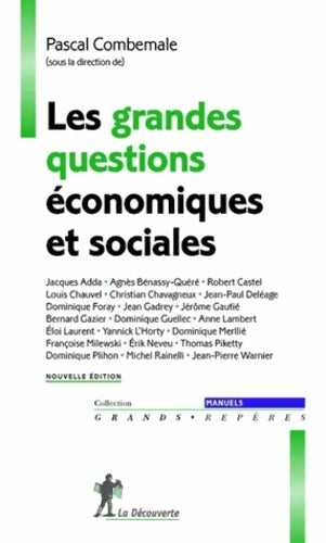 Livrenpoche : Les grandes questions economiques et sociales - Pascal Combemale - Livre