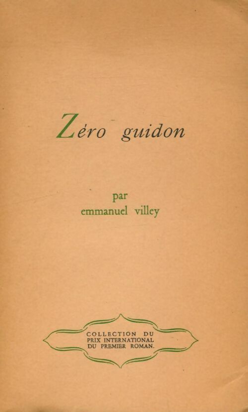 Livrenpoche : Zéro guidon - Émmanuel Villey - Livre