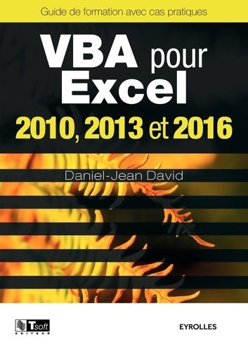 Livrenpoche : Vba pour excel 2010 2013 et 2016 - Daniel-Jean David - Livre