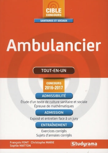 Livrenpoche : Ambulancier - Christophe Marie - Livre