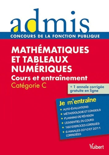 Livrenpoche : Concours mathématiques et tableaux numériques cat c - Dominique Herbaut - Livre