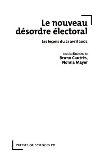Livrenpoche : Le nouveau désordre électoral - Cautres - Livre
