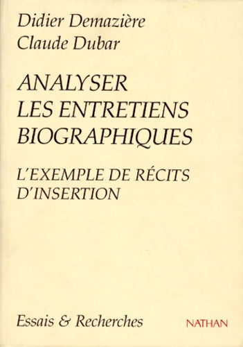 Livrenpoche : Essais & recherches - Didier Demazière - Livre