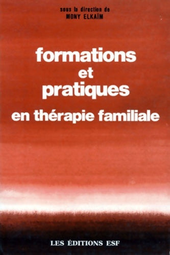 Livrenpoche : Formations et pratiques en thérapie familiale - Collectif - Livre