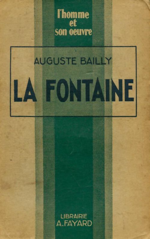 Livrenpoche : La Fontaine - Bailly Auguste - Livre