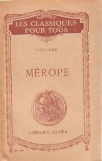 Livrenpoche : Mérope - Voltaire - Livre