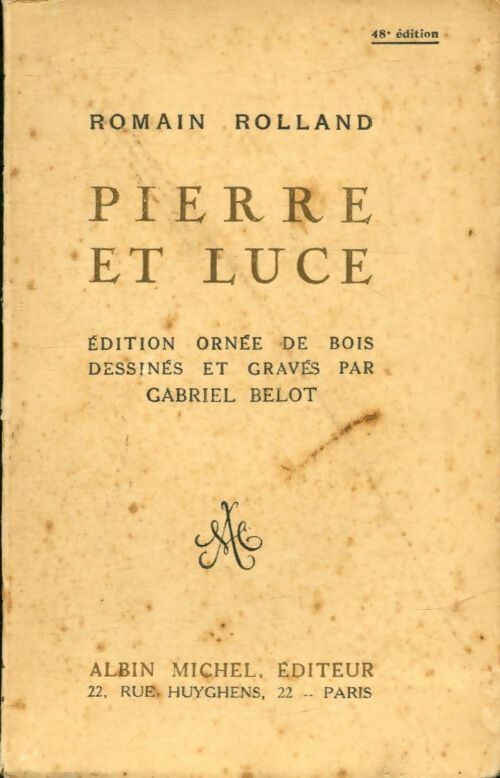 Livrenpoche : Pierre et Luce - Romain Rolland - Livre