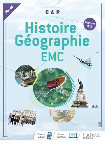 Livrenpoche : Histoire-géographie-emc CAP - livre élève (manuel) - Éd. 2019 - Éric Aujas - Livre