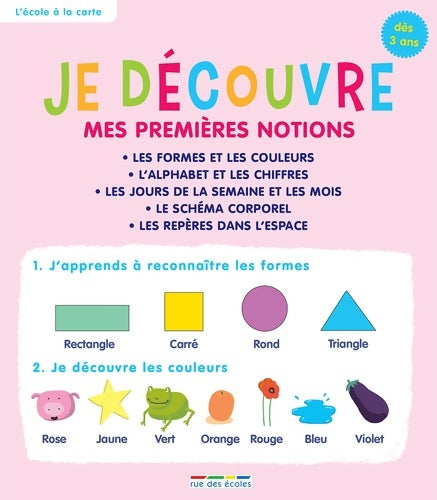 Livrenpoche : Je découvre mes premières notions - Collectif - Livre