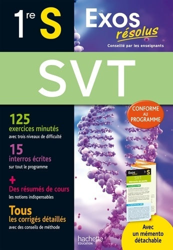 Livrenpoche : Exos résolus SVT 1re s - Patrice Delguel - Livre