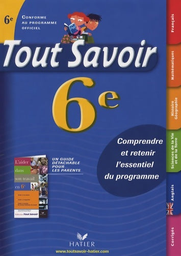 Livrenpoche : Tout savoir en 6e édition 2007 - Dominique Estève - Livre
