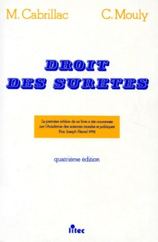 Livrenpoche : Droit des suretes 4e ed. 1997 (ancienne édition) - Collectif - Livre