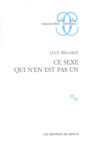 Livrenpoche : Ce sexe qui n'en est pas un - Luce Irigaray - Livre