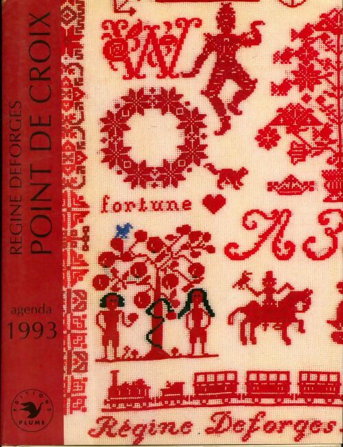 Livrenpoche : Agenda du point de croix 1993 - Régine Deforges - Livre
