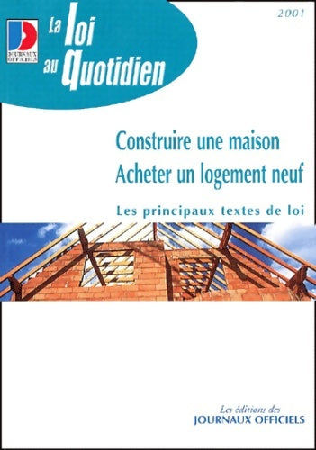 Livrenpoche : Construire une maison, acheter un logement neuf - Collectif - Livre