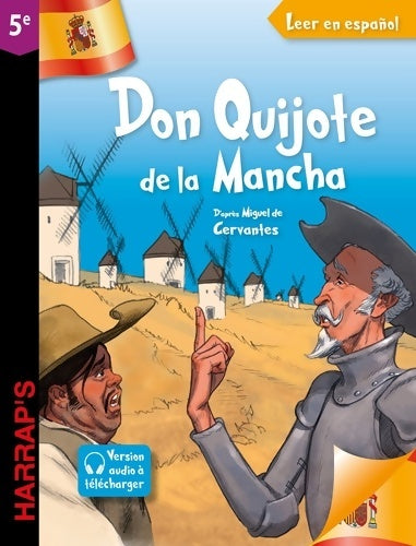 Livrenpoche : Harrap's don Quijote de la mancha - 5e - Miguel De Cervantès Saavedra - Livre