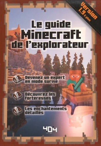 Livrenpoche : Le guide Minecraft de l'explorateur. Version 1. 9 - Stéphane Pilet - Livre