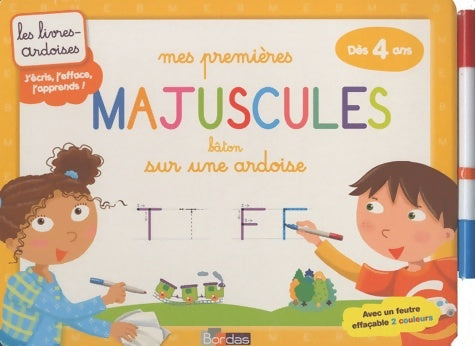 Livrenpoche : Premières majus batons ardoise - Virginie Chiodo - Livre