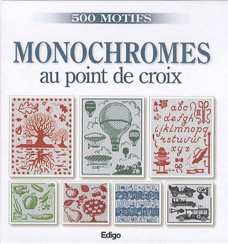 Livrenpoche : Monochromes au point de croix - Brigitte Roquemont - Livre