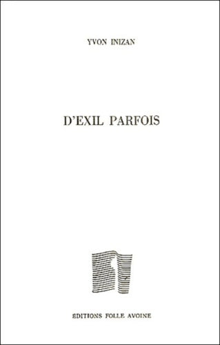 Livrenpoche : D'exil parfois - Yvon Inizan - Livre