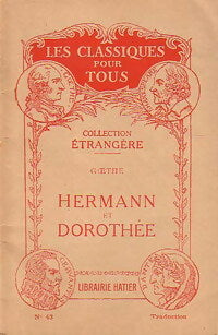 Livrenpoche : Hermann et Dorothée - Johann Wolfgang Von Goethe - Livre